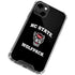 North Carolina State University NC Wolfpack iPhone 14 Clear Case